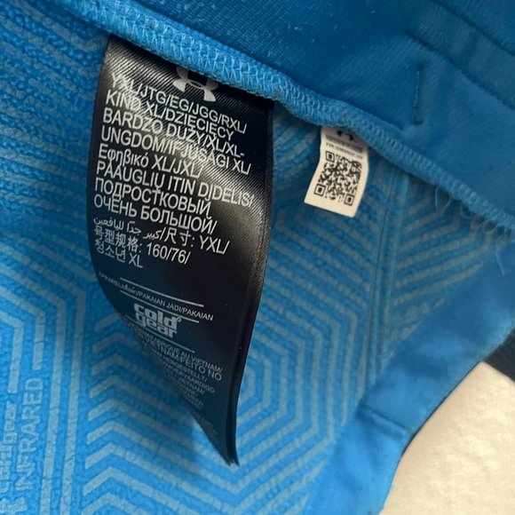 Under Armour Boys Storm Softershell Camo Full Zip Jacket Size YXL - Picture 13 of 14